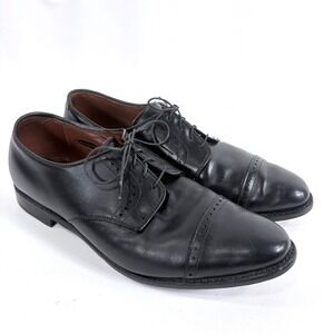 Allen Edmonds Clifton Blucher Black Leather Cap Toe Dress Shoes 3308 Mens 13 B